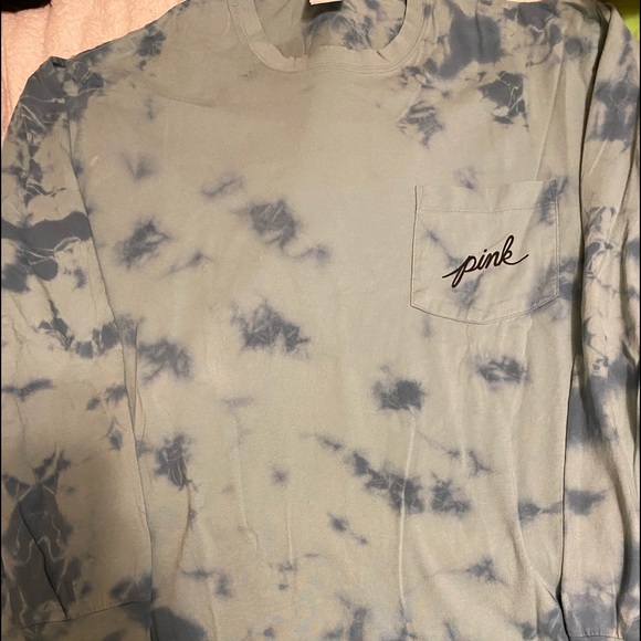 Pink long sleeve tye dye - Picture 4 of 5
